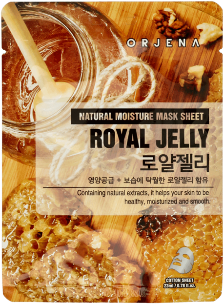 ORJENA Royal Jelly Mask Sheet odżywiająca maseczka w płachcie z mleczkiem pszczelim 23ml