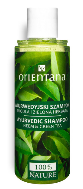 Orientana Ajurwedyjski szampon do włosów neem i zielona herbata 210 ml