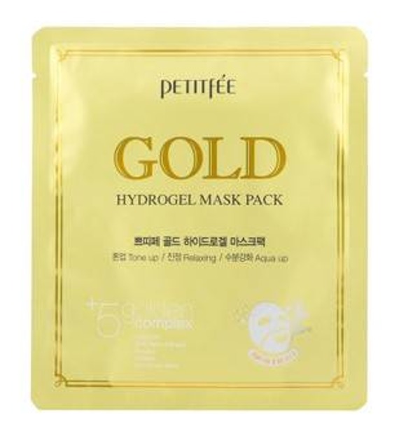 PETITFEE Gold Hydrogel Mask pack Hydrożelowa maska do twarzy ze złotem 32g