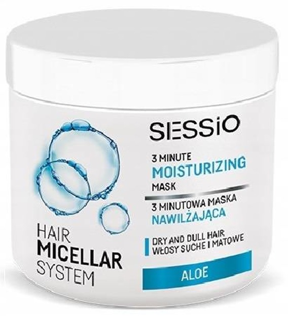 SESSIO Hair Micellar System 3-minutowa maska nawilżająca do włosów 450g