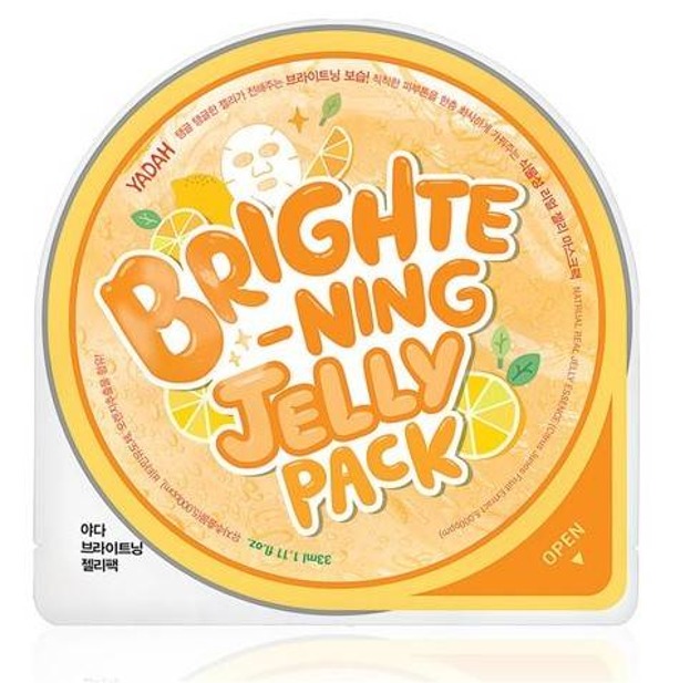 YADAH Brightening Jelly Pack Rozświetlająca maska w płachcie 33ml