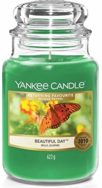 Yankee Candle Świeca zapachowa Słoik duży Beautiful Day 623g