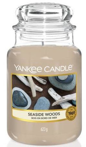 Yankee Candle Świeca zapachowa Słoik duży Seaside Woods 623g