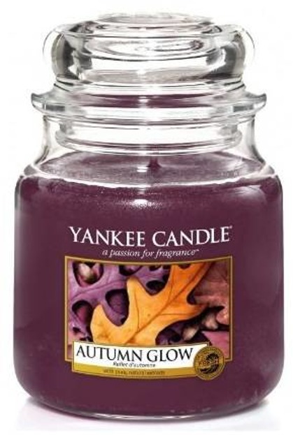 Yankee Candle Świeca zapachowa Słoik średni Autumn Glow 411g