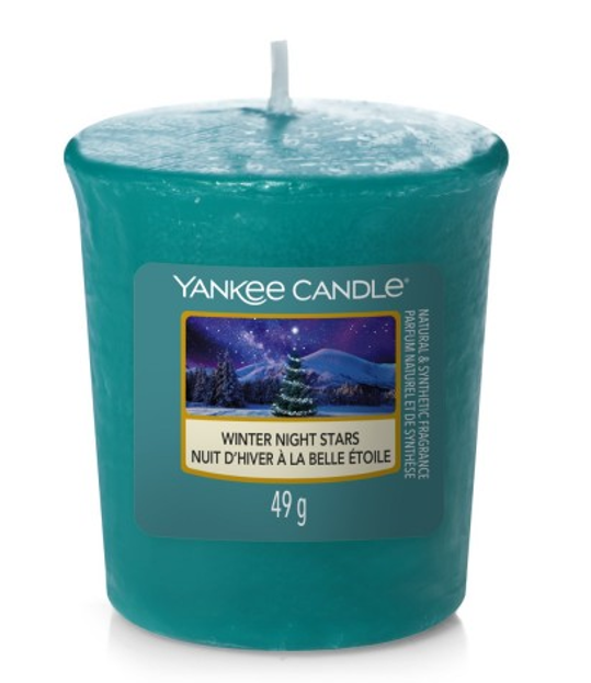 Yankee Candle Świeca zapachowa votive Winter Night Stars 49g
